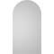 Ekena Millwork Round Top Surface Mount PVC Gable Vent: Non-Functional, w/ 3-1/2"W x 1"P Standard Frame, 16"W x 30"H GVPRT16X3001SN - alternate 5